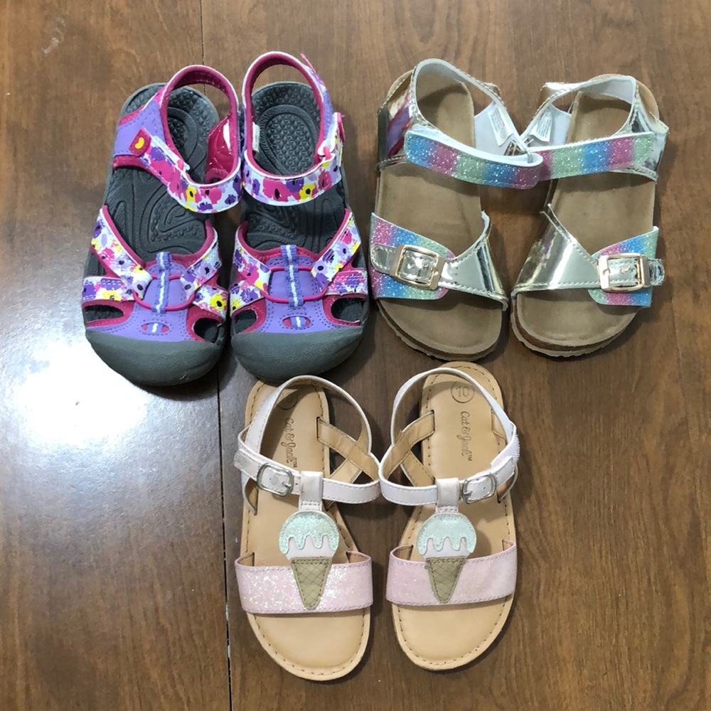 Girls summer shoe bundle